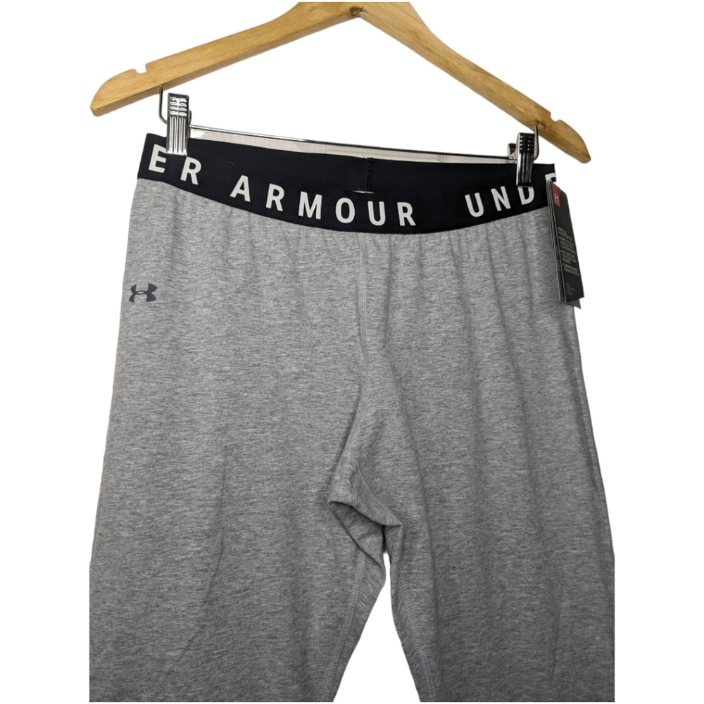 Under Armour Favorite Leggings Women Grey Large - Picture 3 of 5